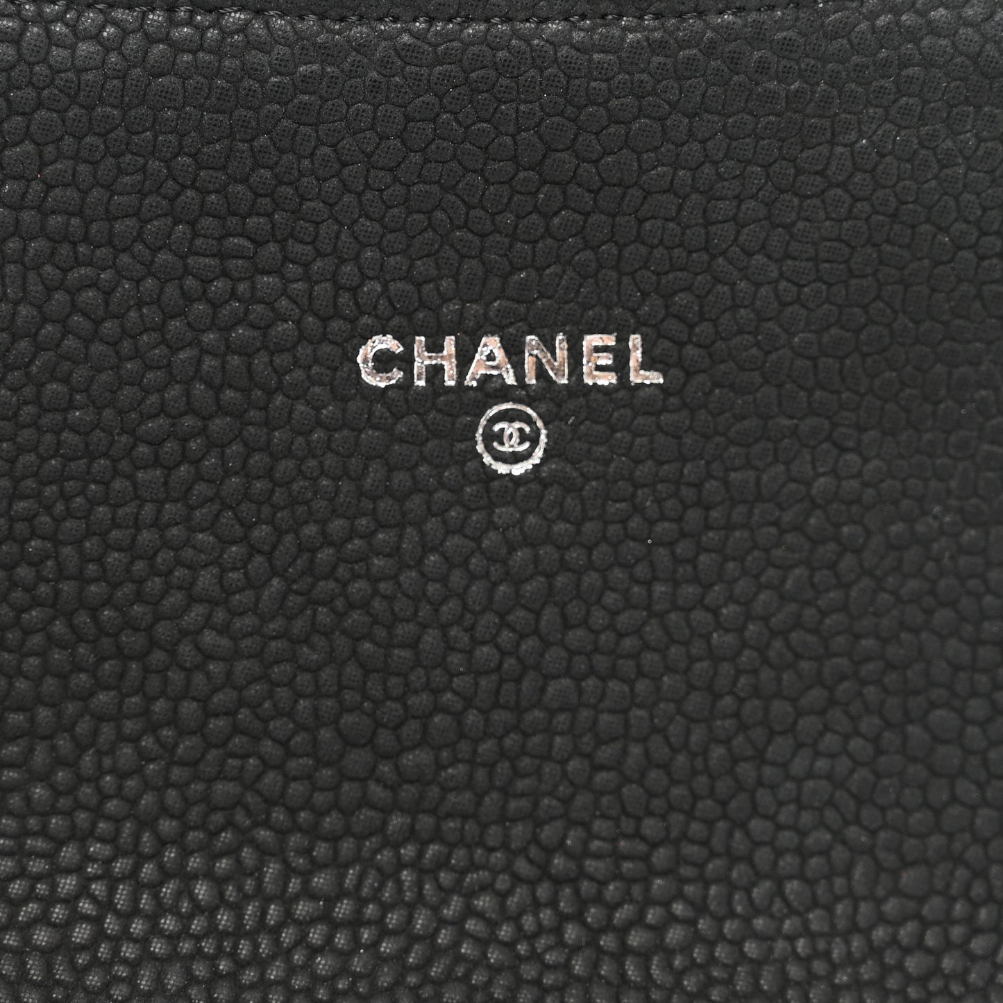 Caviar Quilted Travel Wallet Black