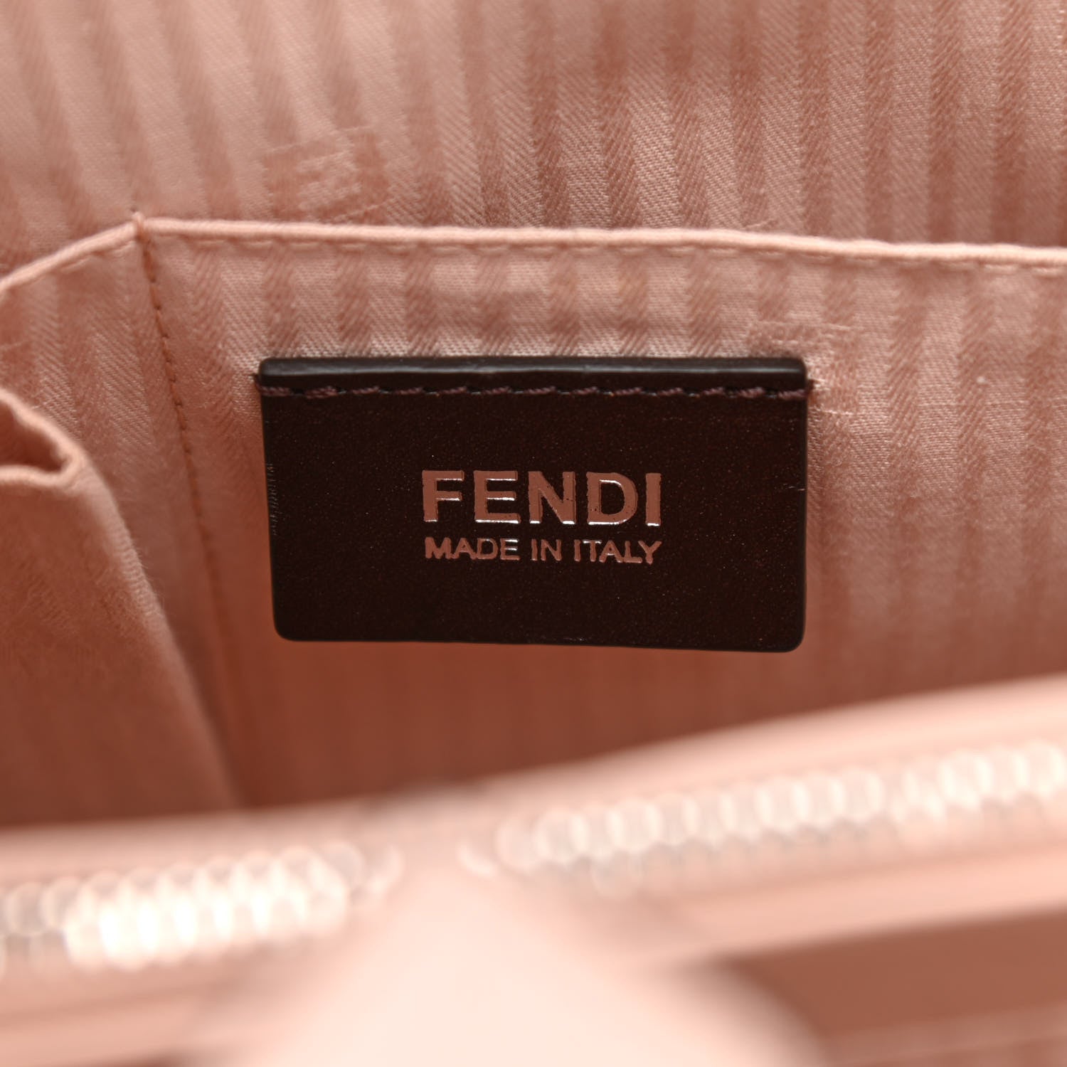 Fendi Vitello Elite Colorblock Regular 2Jours Tote Rosa Plaster Orzo Papavero 6 of 14