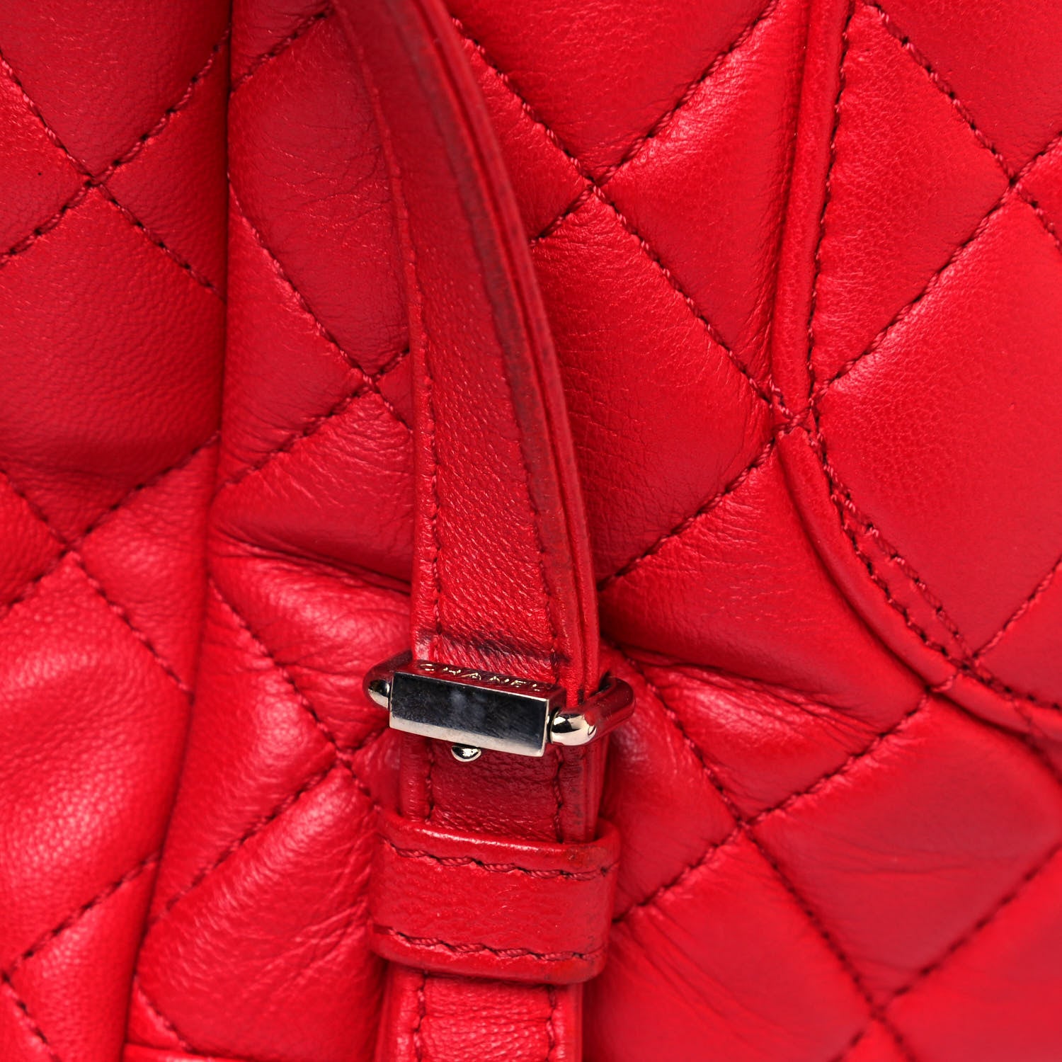 Chanel Lambskin Quilted Large Urban Spirit Backpack Red 12 of 15