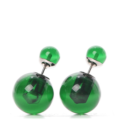 Christian Dior Mise En Dior Tribal Earrings Green 1 of 4