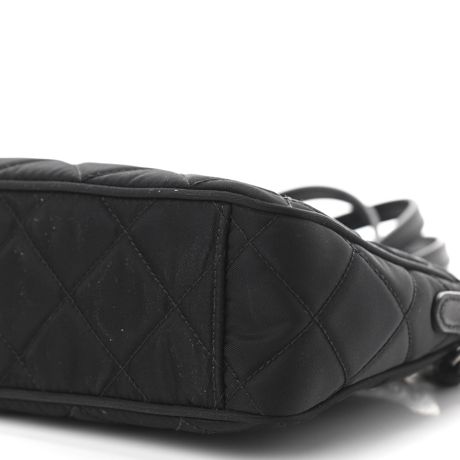 Prada Nylon Tessuto Impuntu Quilted Crossbody Bag Black 10 of 10