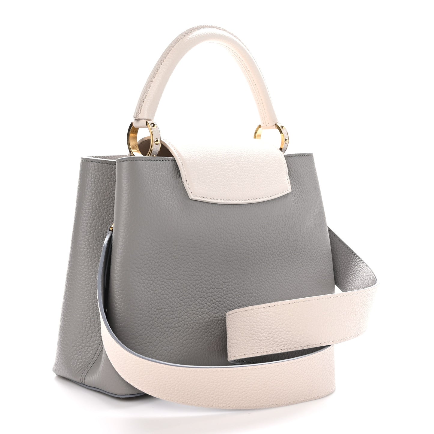 Taurillon Capucines MM Steeple Gray