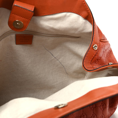 Gucci Guccissima Medium Sukey Tote Orange 10 of 11