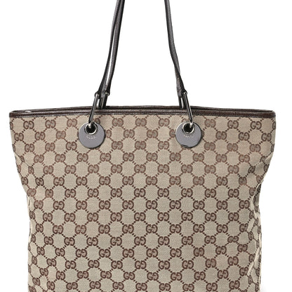 Gucci Monogram Eclipse Tote Gold 8 of 11