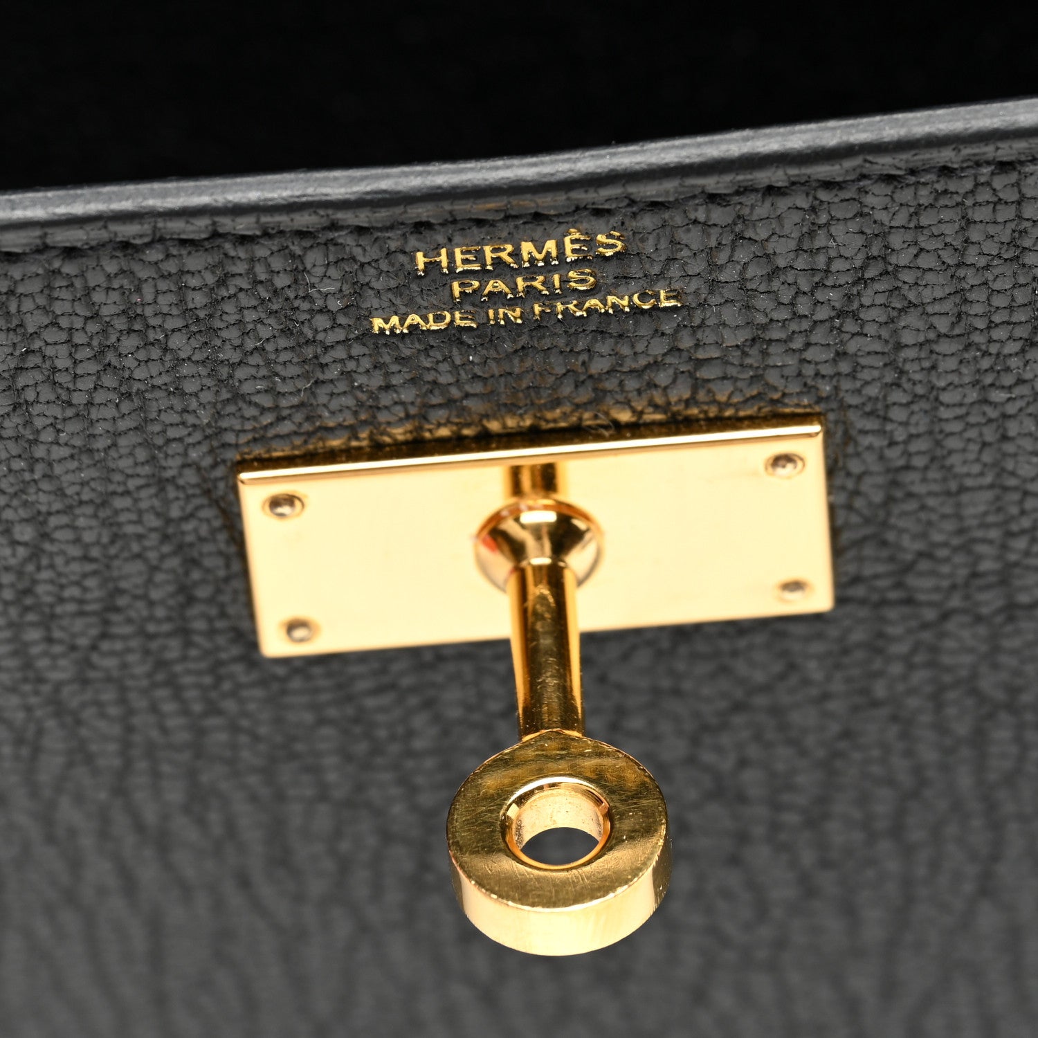Hermes Chevre Mysore Kelly Wallet To Go Black 6 of 11