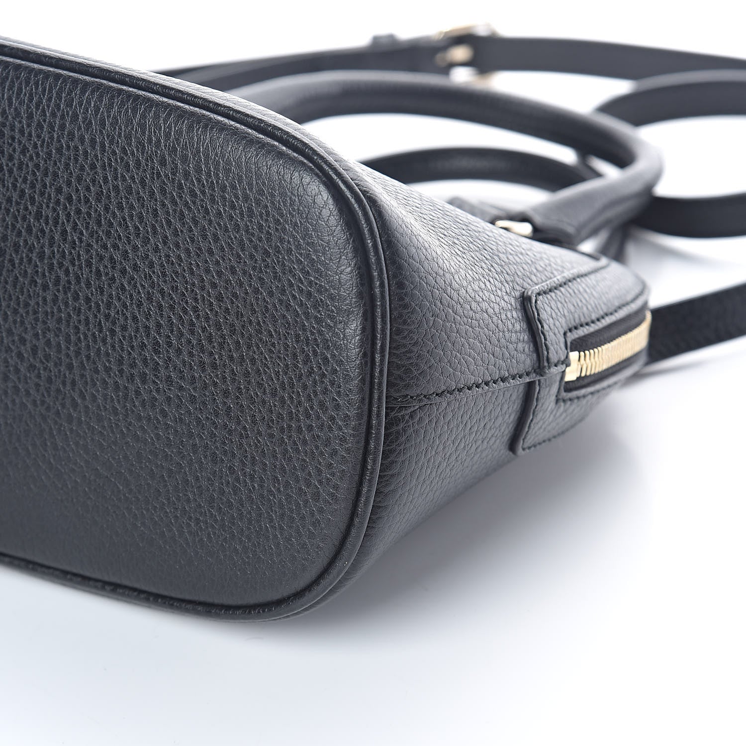 Gucci Dollar Calfskin Small GG Charm Dome Bag Black 9 of 9