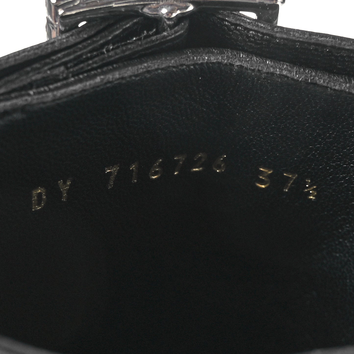 Goatskin Crystal Buckle Claude 90 Ankle Booties 37.5 Black