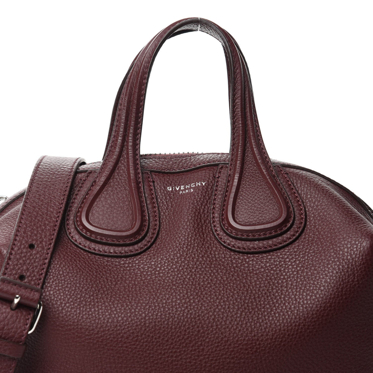 Givenchy Waxy Grained Calfskin Small Nightingale Oxblood 10 of 10