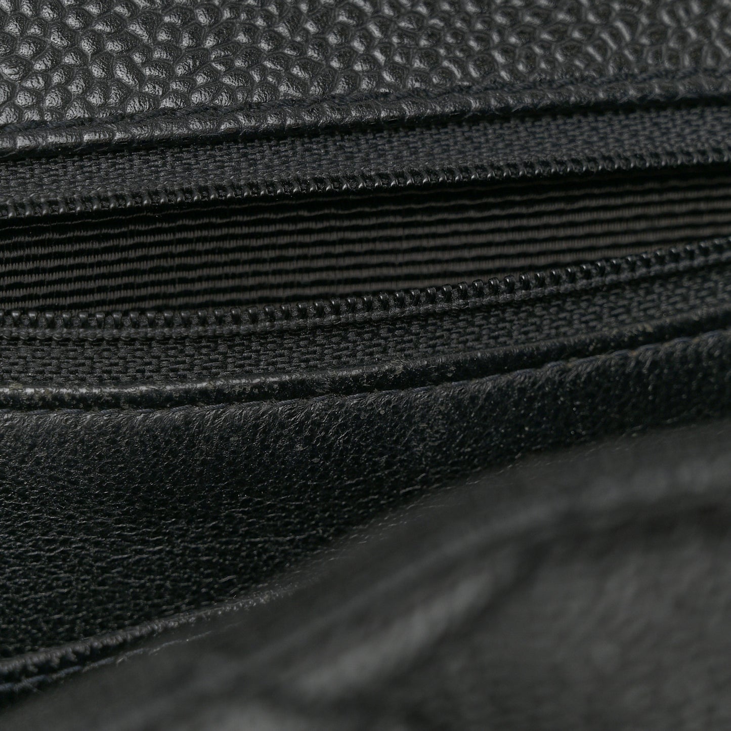 Caviar Quilted Jumbo Kelly Flap Black
