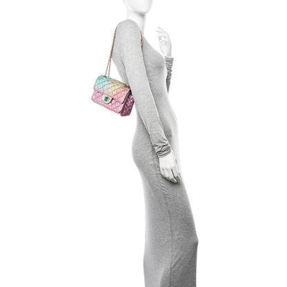Chanel Metallic Goatskin Quilted Mini 2.55 Reissue Flap Multicolor 2 of 11