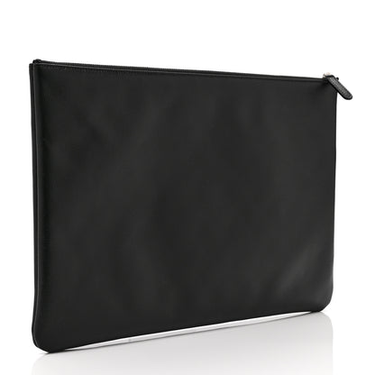 Chanel Caviar Studded Medium Deauville Pouch  Black 3 of 10