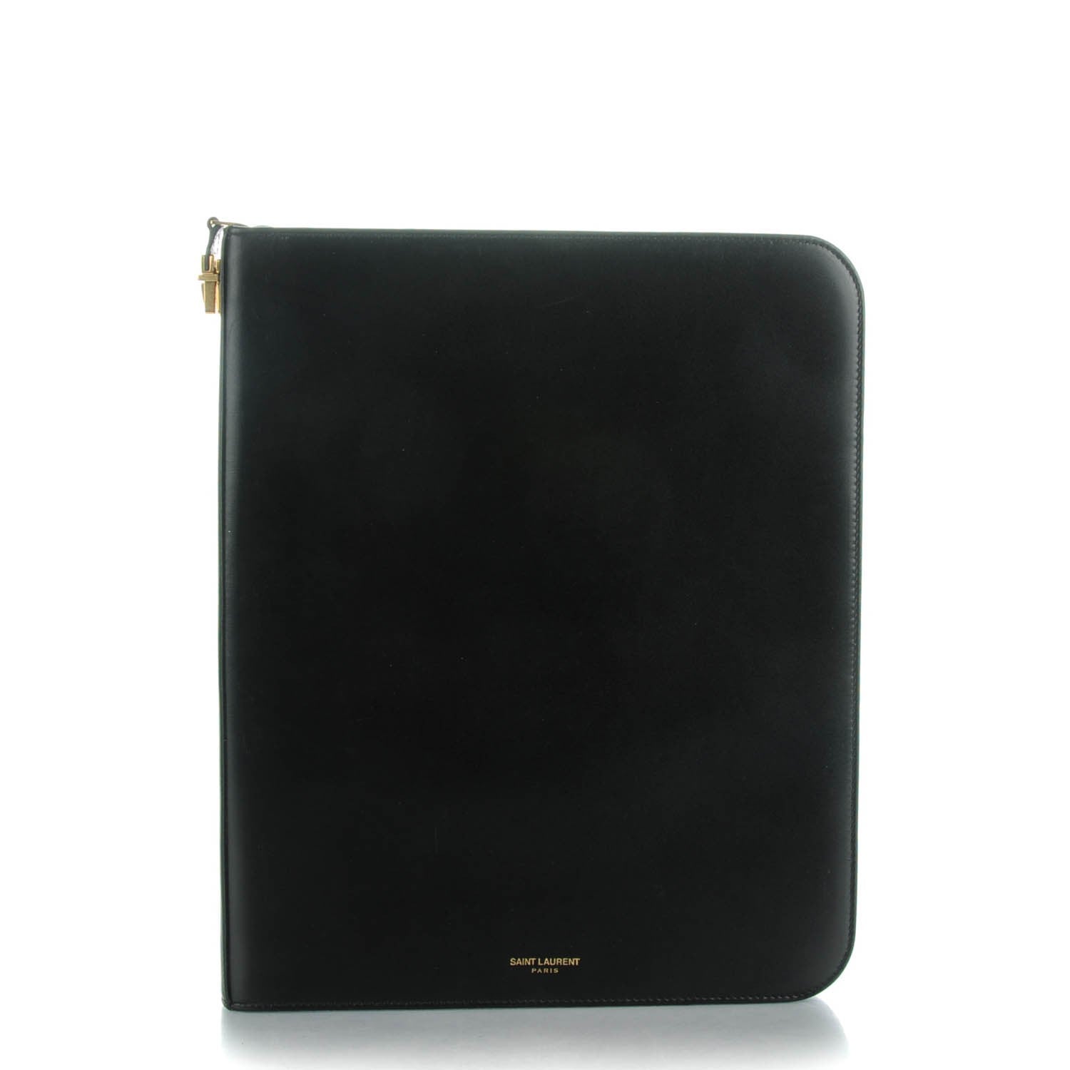 Saint Laurent Calfskin Tuc Ipad Case Black 1 of 8