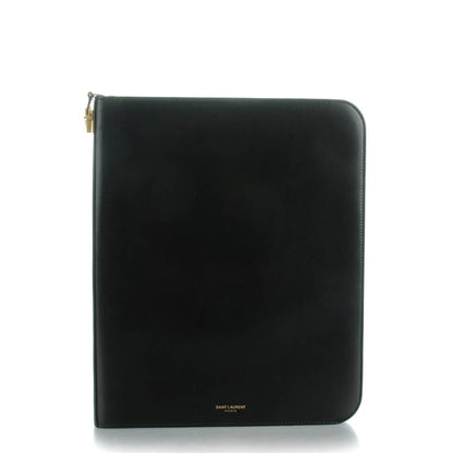 Saint Laurent Calfskin Tuc Ipad Case Black 1 of 8