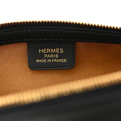 Hermes Silk Sursoie To Go Pouch Bleu Marine Craie Black 7 of 10