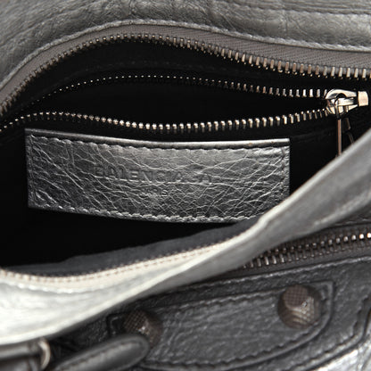 Balenciaga Agneau Giant 12 Silver Hardware Mini City Gris Aluminum 9 of 20