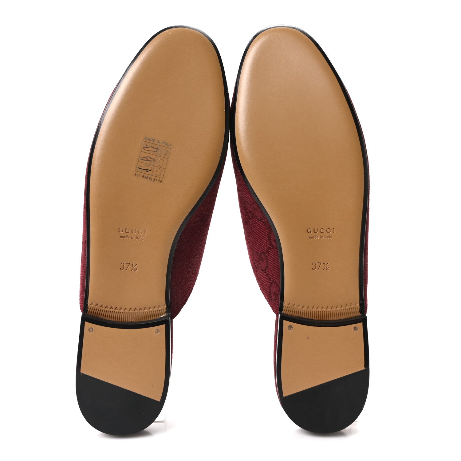 Gucci GG Monogram Canvas Womens Princetown Slippers 37.5 Ancora 6 of 10