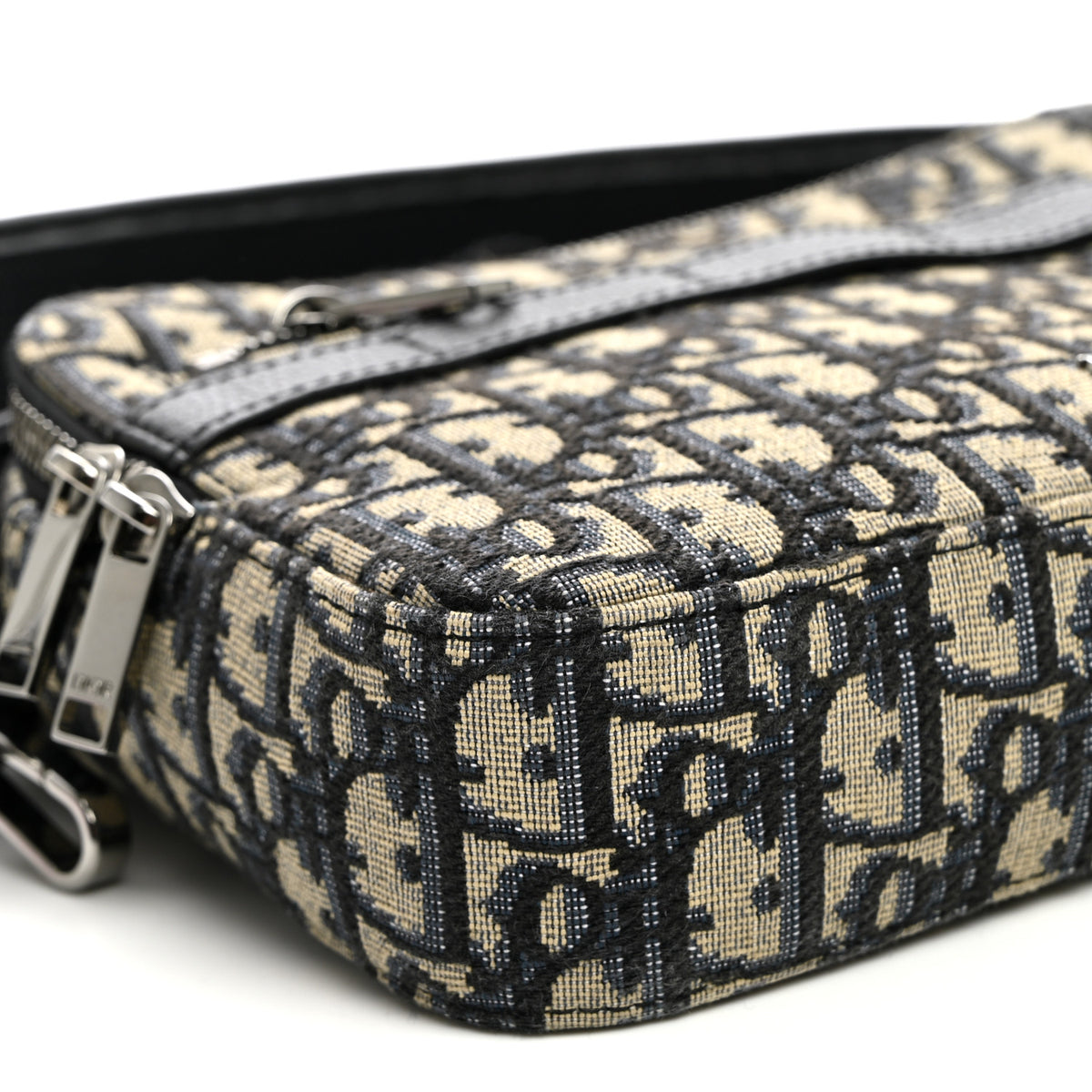 Christian Dior HOMME Oblique Maxi Safari Messenger Beige Black 8 of 10
