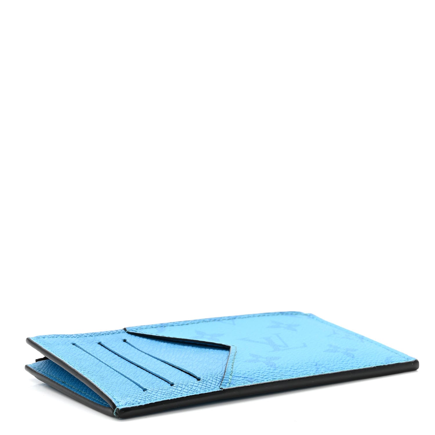 Louis Vuitton Taigarama Coin Card Holder Blue Lagoon 4 of 7