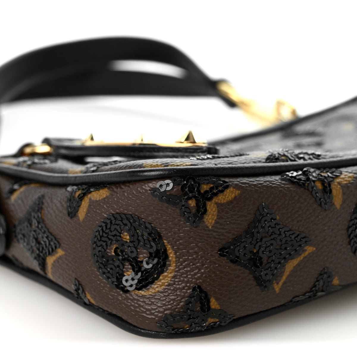 Louis Vuitton Monogram Sequins Eclipse Pochette Noir 8 of 9