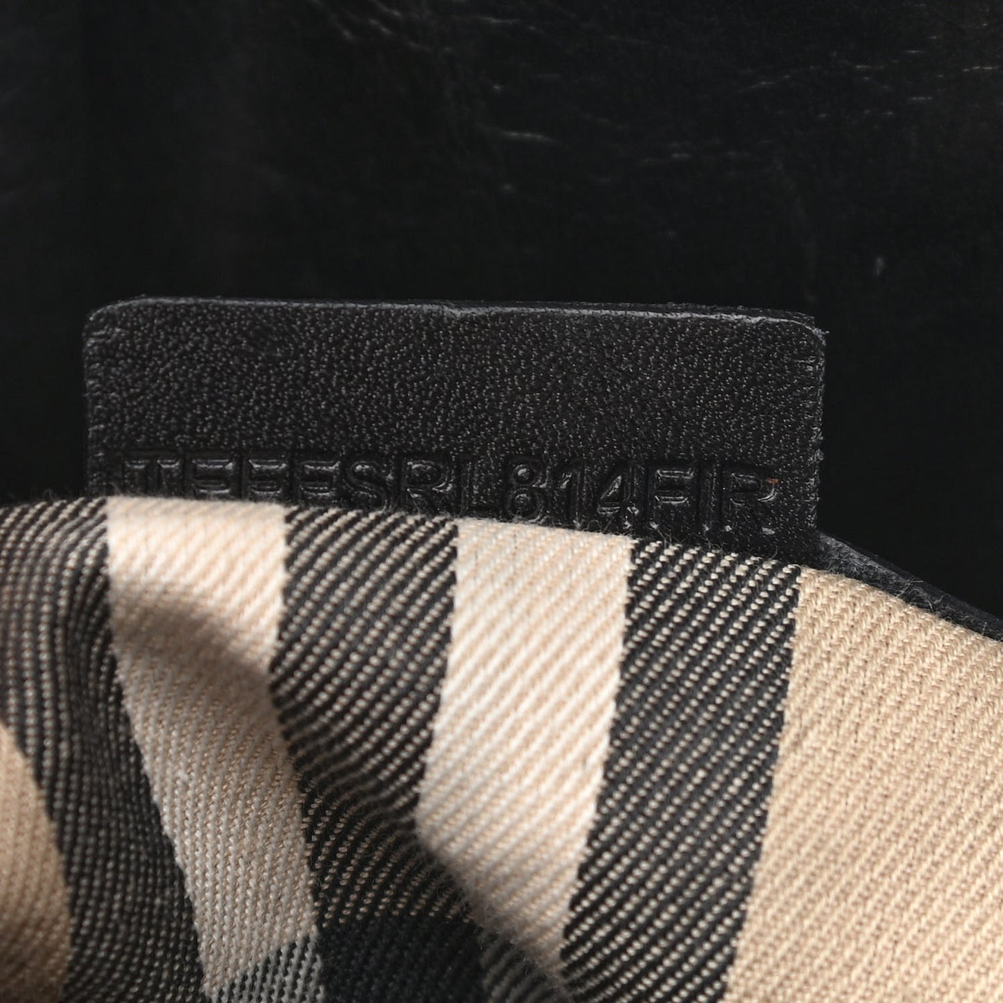 Calfskin Medium Whipstitch Tote Black