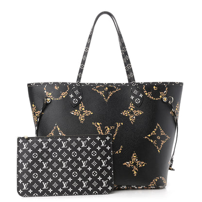 Louis Vuitton Monogram Giant Jungle Neverfull MM Black 1 of 15