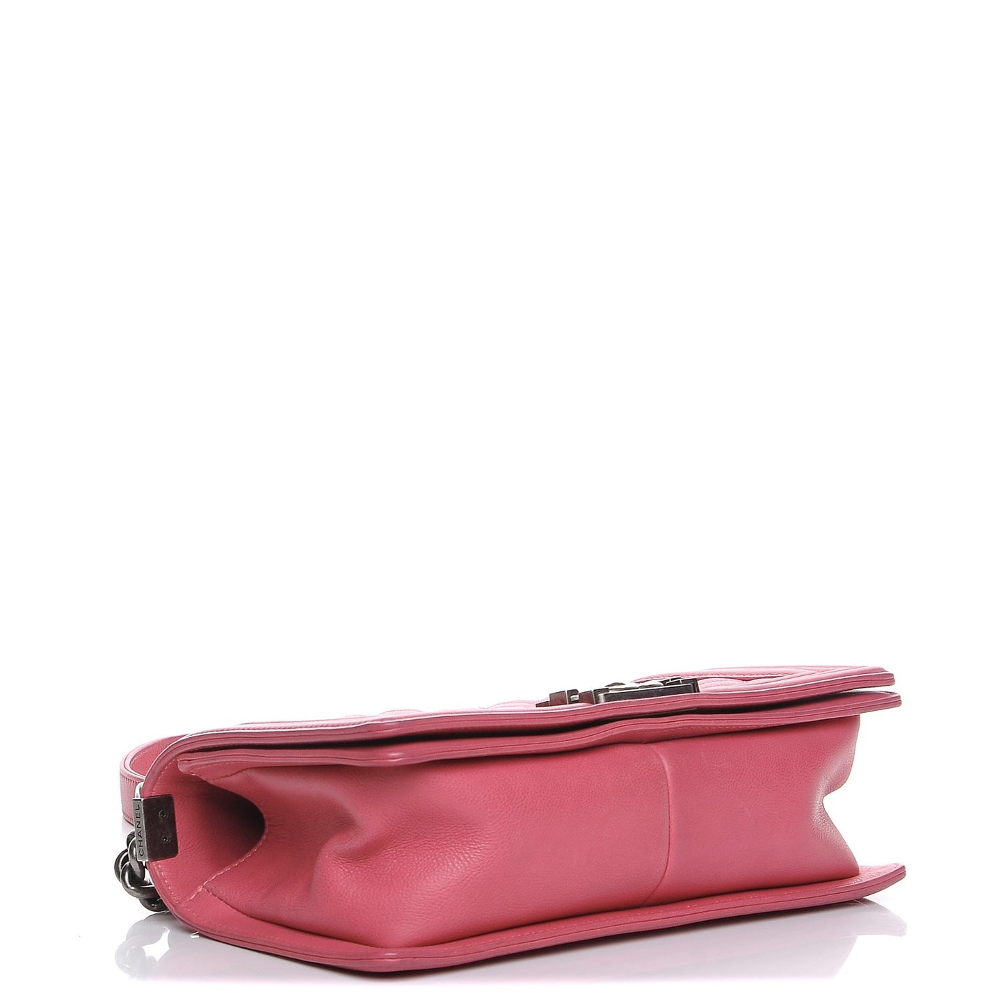 Calfskin Quilted Medium Boy Flap Pink