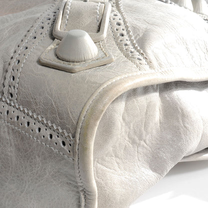 Balenciaga Agneau Giant Brogues Hardware City Argent 10 of 10