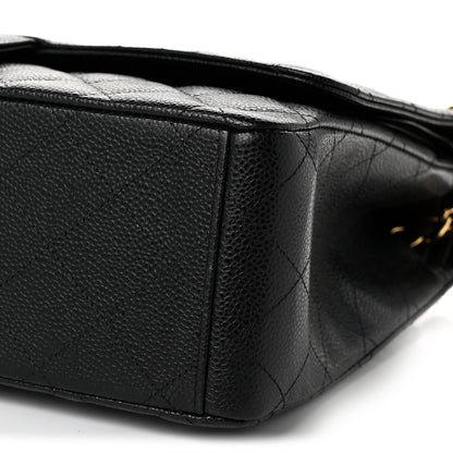 Chanel Caviar Quilted Maxi Double Flap Black 10 of 10