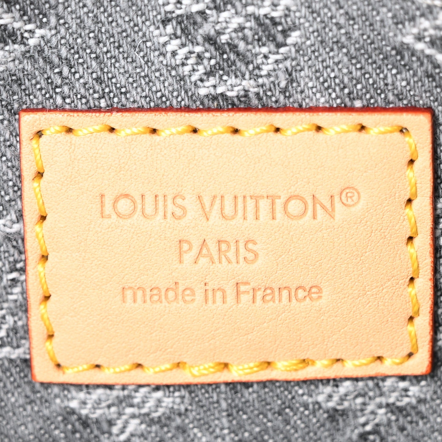 Monogram Denim Speedy Soft 30 Washed Gray