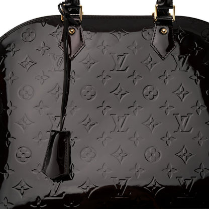Louis Vuitton Vernis Alma GM Amarante 8 of 10
