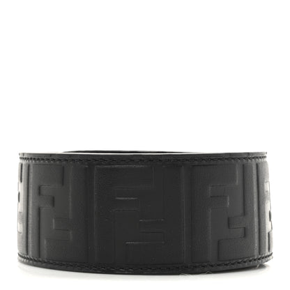 Fendi Vitello Grace FF 1974 Embossed Strap You Black 2 of 5