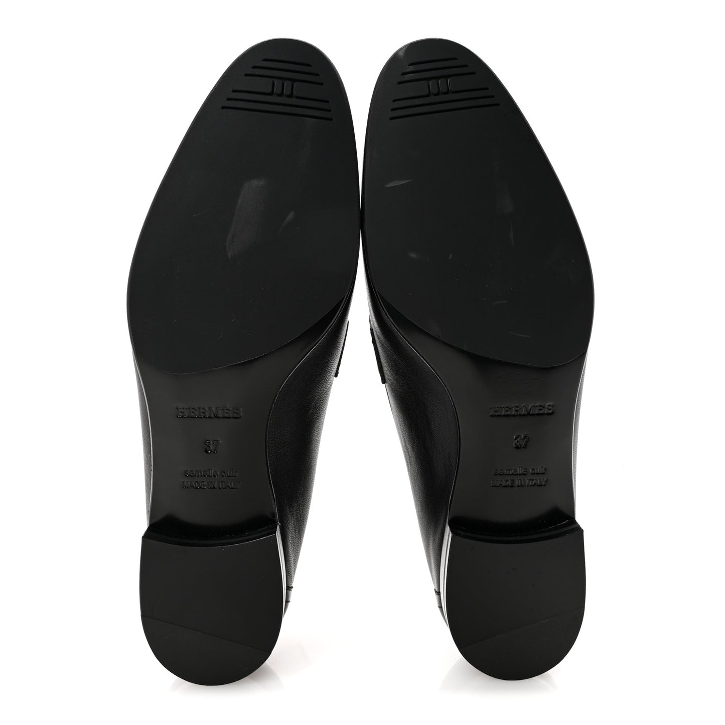 Goatskin Womens Paris Loafers 37 Black