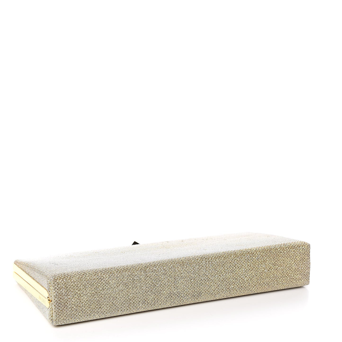 Lame Glitter Oversized Clutch Light Bronze