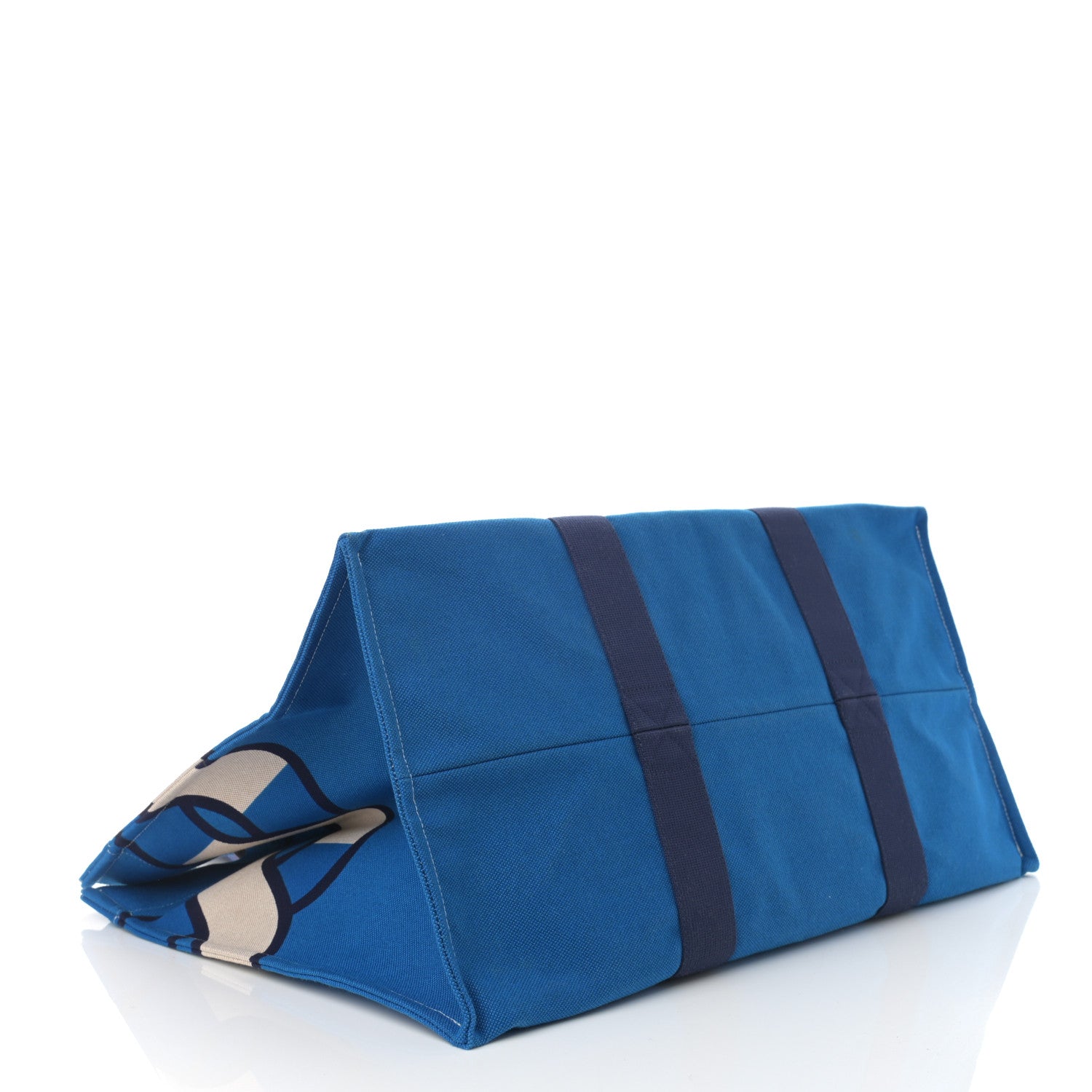 Hermes Canvas Torsade Beach Bag 5 of 12