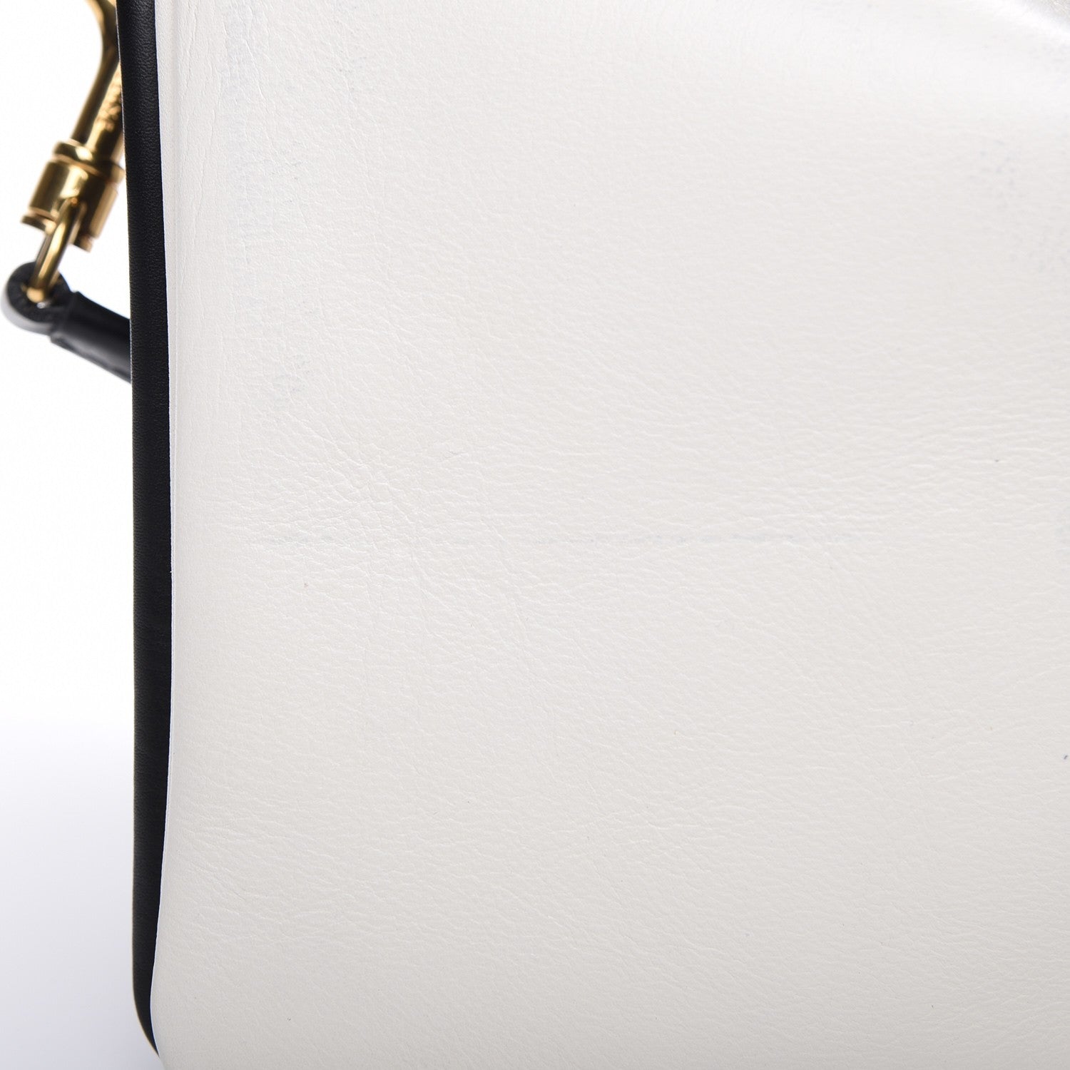 Celine Calfskin Folded Cabas Black White 10 of 14
