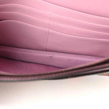 Gucci GG Supreme Monogram Strawberry Chain Wallet 9 of 9