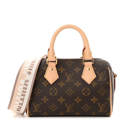 Louis Vuitton Monogram Speedy Bandouliere 20 Beige 1 of 10
