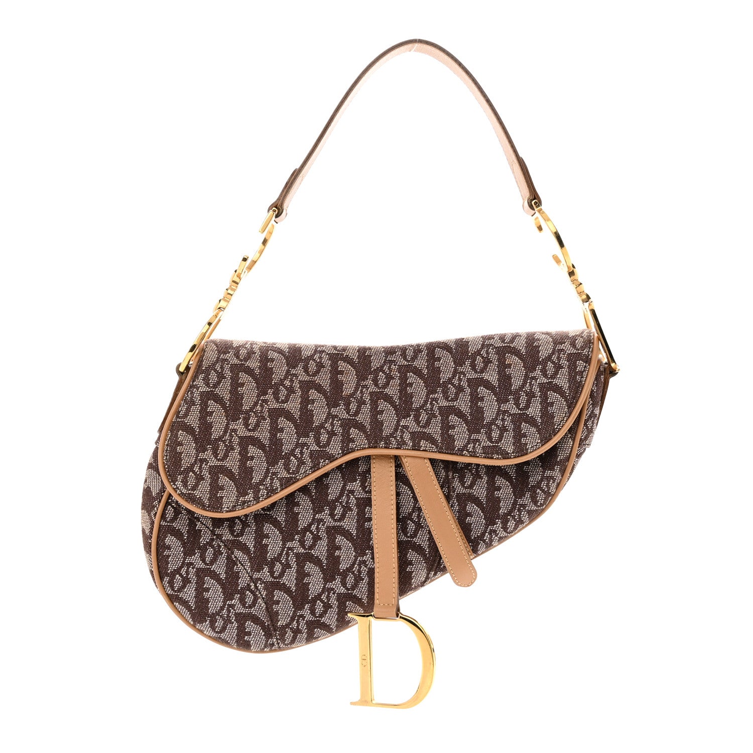 Christian Dior Monogram Saddle Bag Brown 1 of 12