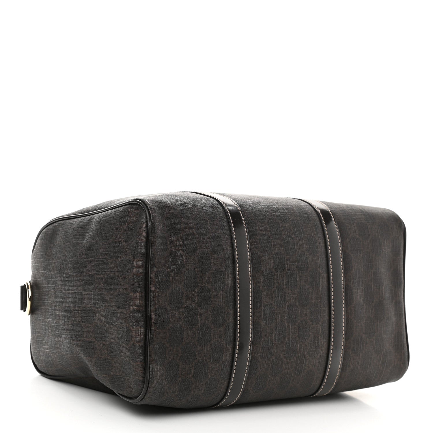 Gucci GG Supreme Monogram Medium Boston Dark Brown 4 of 10