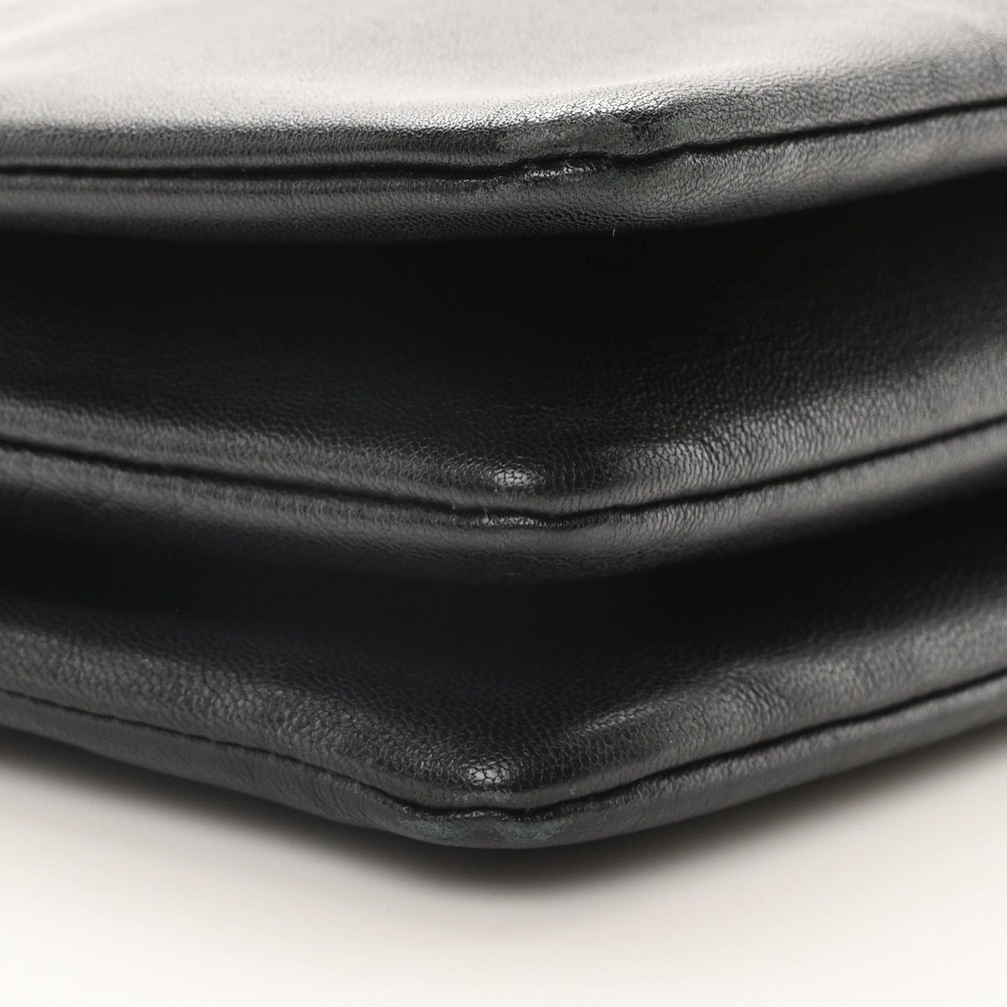 Lambskin Small Trio Crossbody Bag Black