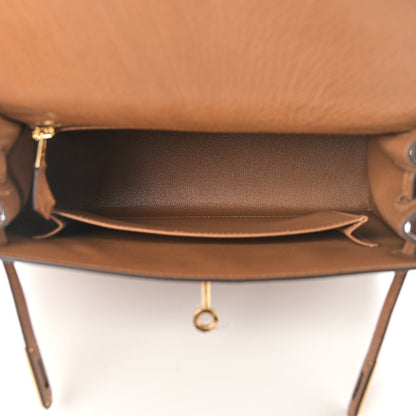 Hermes Ostrich Kelly Sellier 25 Alezan 5 of 11