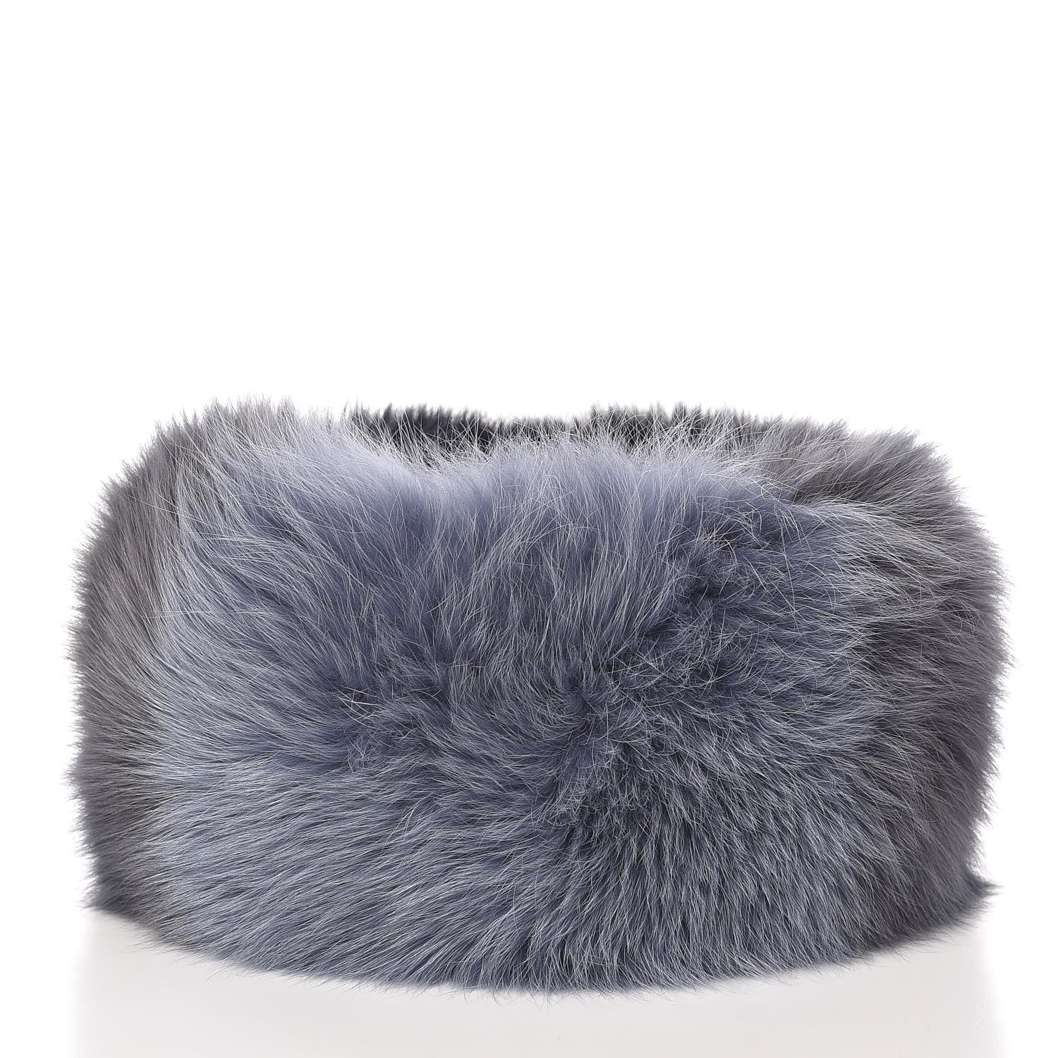 Louis Vuitton Nathalia Fox Fur Scarf Blue Nuit 4 of 5