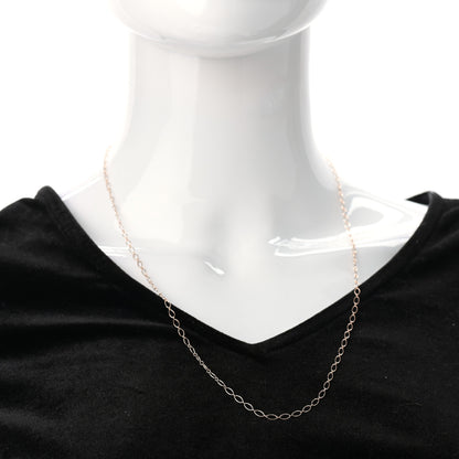 Tiffany 18K Rose Gold Oval Link Chain 24" 2 of 5