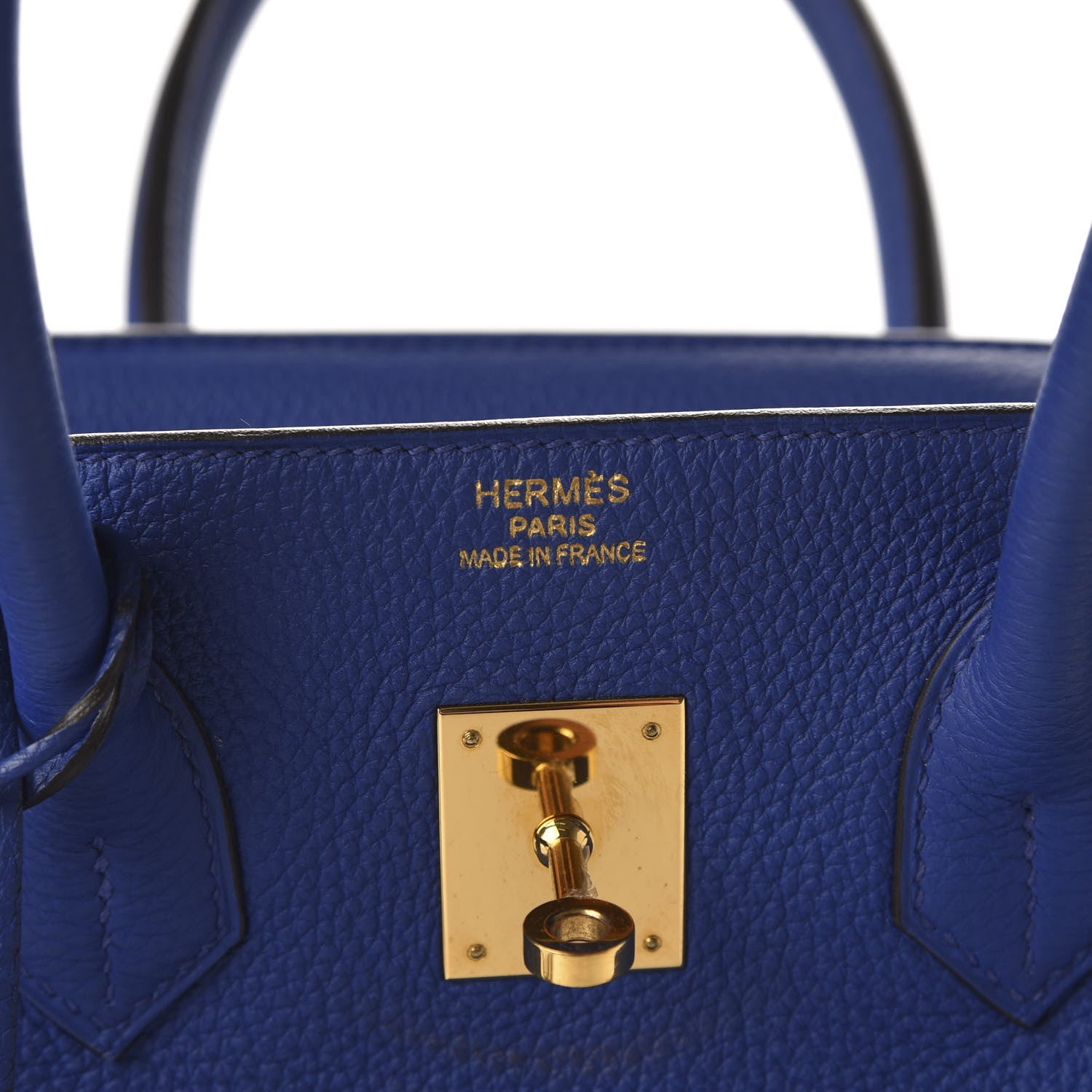 Hermes Togo Birkin 35 Bleu Electrique 8 of 10