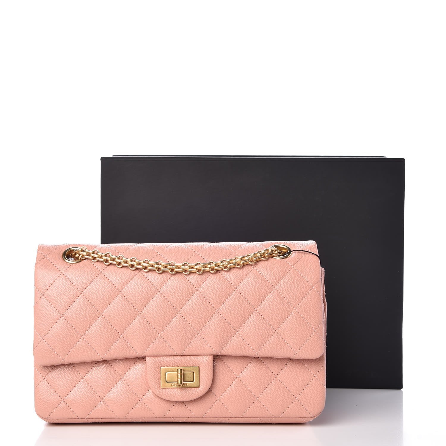 Chanel Caviar Quilted 2.55 Reissue Flap 225 Pink 8 of 8