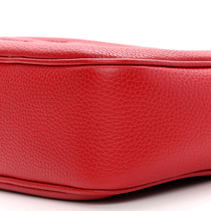 Gucci Pebbled Calfskin Small Soho Disco Bag Tabasco Red 10 of 10