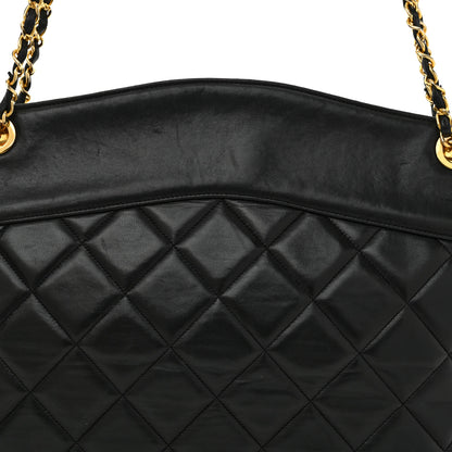 Chanel Lambskin Quilted Shoulder Bag Black 9 of 15