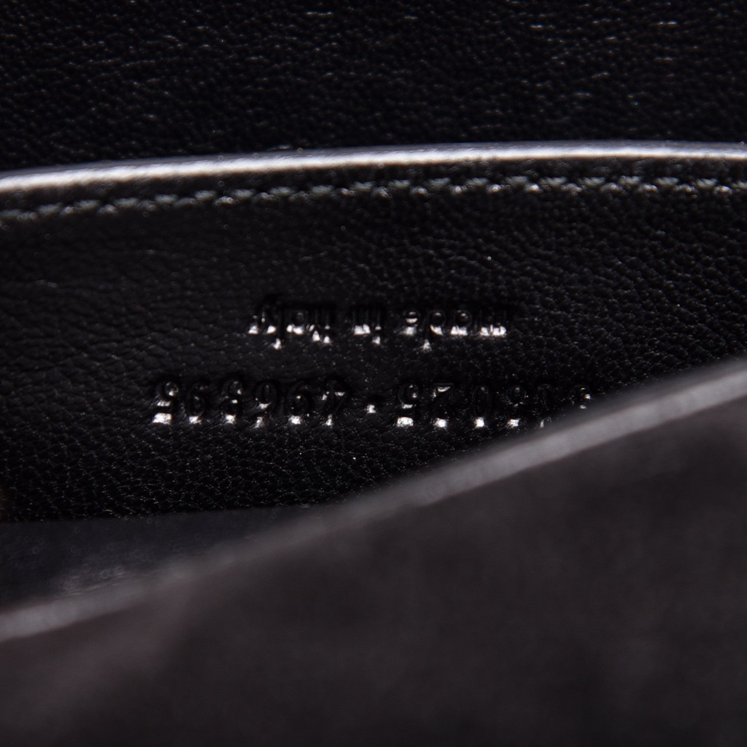 Saint Laurent Suede Calfskin Medium Classic Lulu Bag Black 9 of 14
