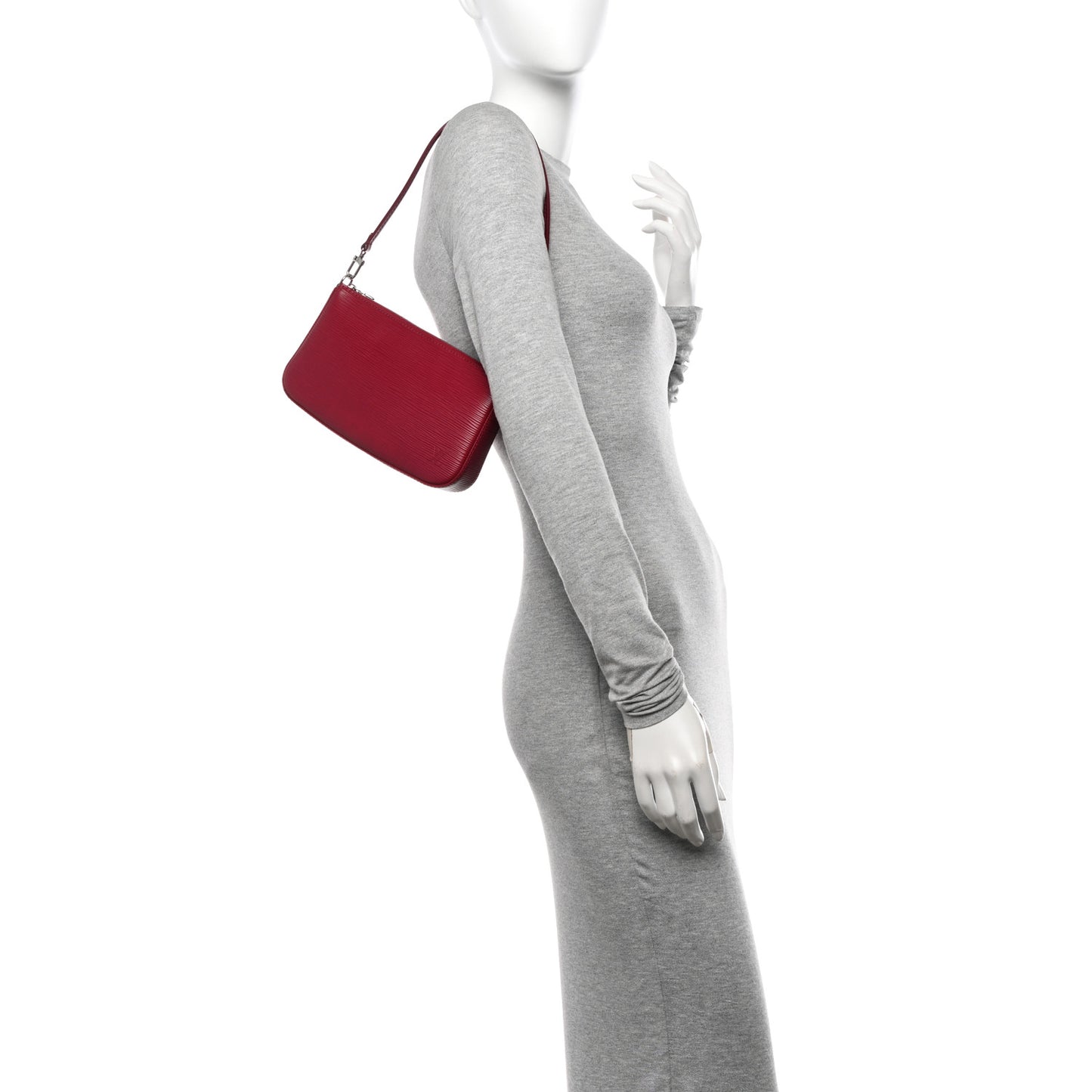 Epi Pochette Accessories NM Fuchsia
