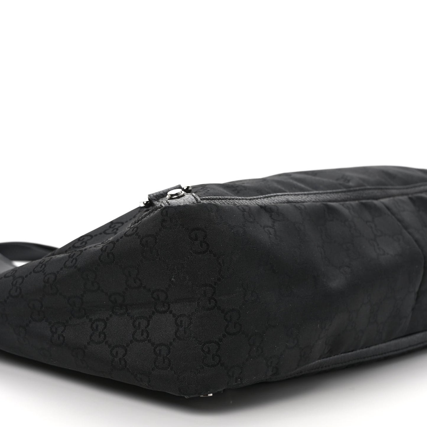 Nylon Monogram Large Abbey Tote Black